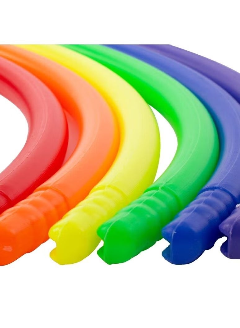 NYVIO Hula Hoop Ring for Kids 24 inch (Pack of 6) (Multi-Color) - Image 4